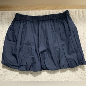 Calvin Klein Navy Blue Bubble Skirt